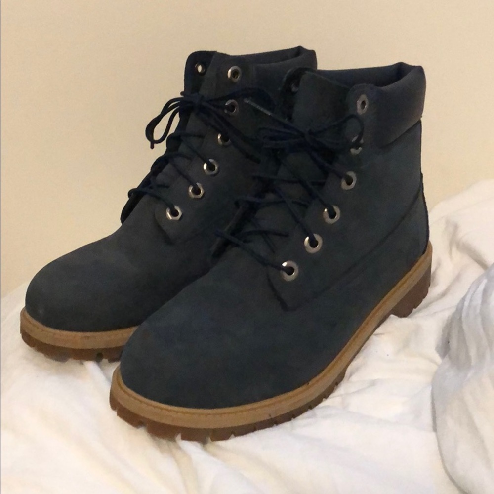 Navy Non-Marking Timberland Boots Boys 6.5